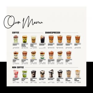 katalog varian rasa minuman kopi kekinian Cetroo